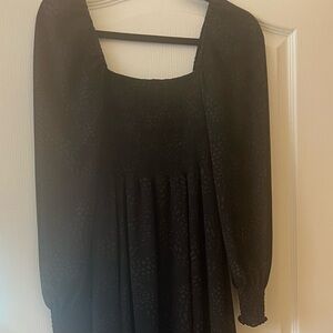NWT O.P.T Classic smocked maxi dress in xs